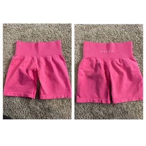 pink NVGTN shorts, size small.